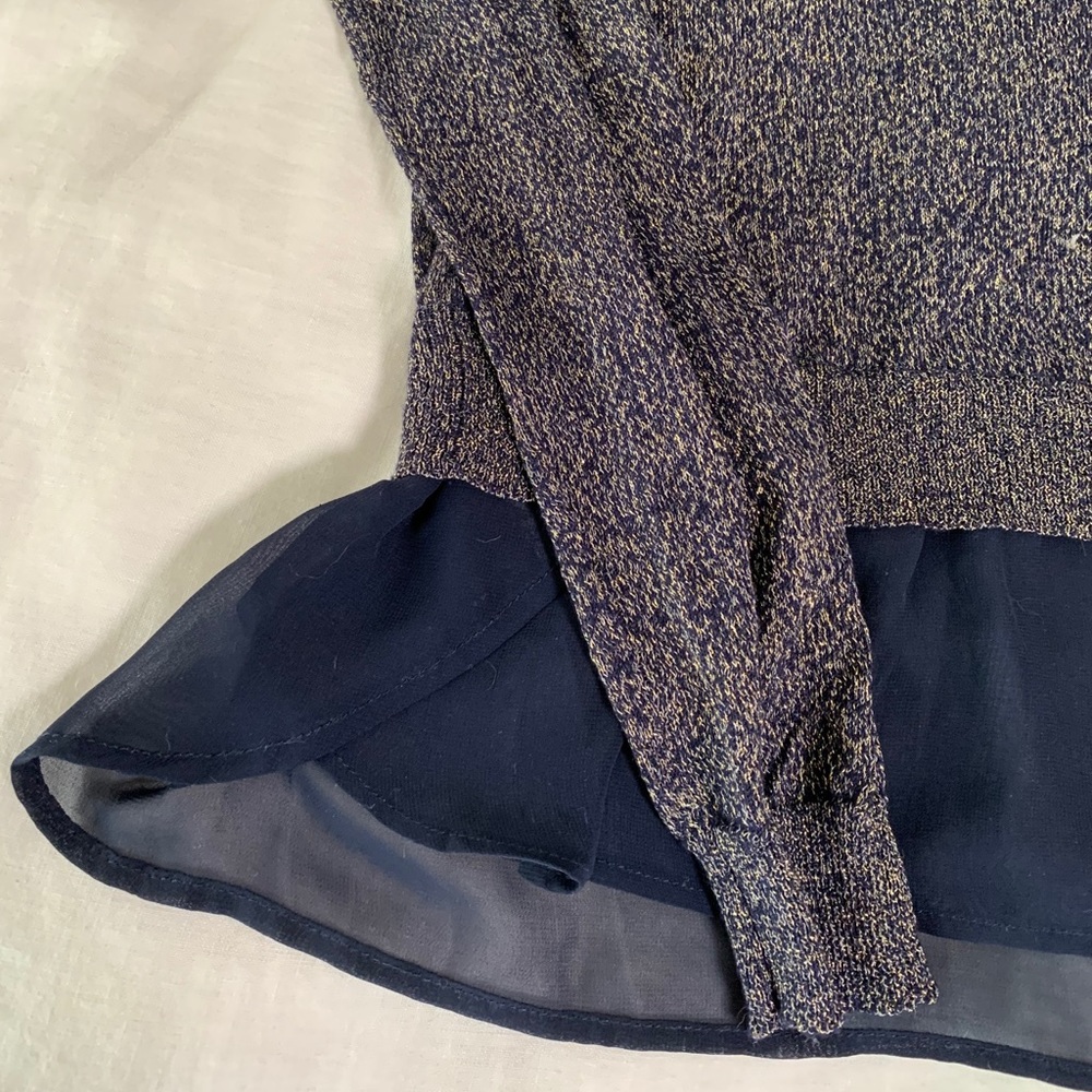 Winter Clearance✨Metallic Blue Sweater✨ - Picture 4 of 5